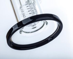 Mini Matrix Perc Dab Rig and Penis Novelty Glass Bong Set