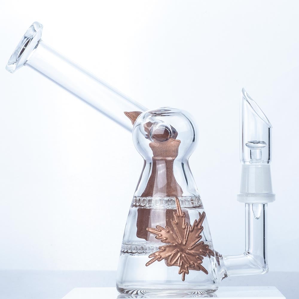 Mini_Dab_Rig_-_Maple_Leaf_Glass_Wax_Rig_For_Sale_-_Puffing_Bird_-_Online_Headshop_5 5" Maple Leaf Mini Dab Rig