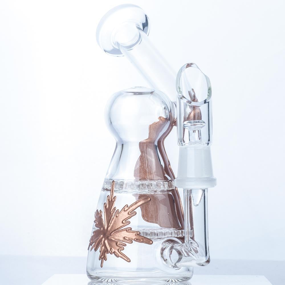 Mini_Dab_Rig_-_Maple_Leaf_Glass_Wax_Rig_For_Sale_-_Puffing_Bird_-_Online_Headshop_6 5" Maple Leaf Mini Dab Rig