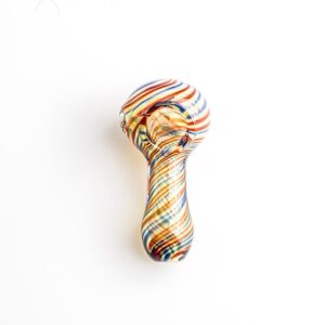 Multiple Color Swirl Glass Pipe