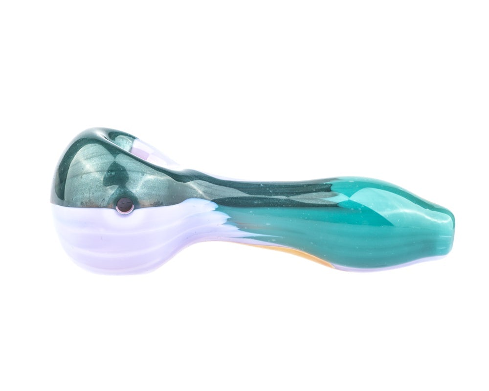 Multiple Color Patent Spoon Glass Pipe