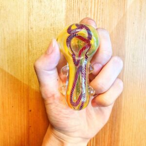 Nano Murrine Glass Pipe With Millefiori Milli Scheme Patent