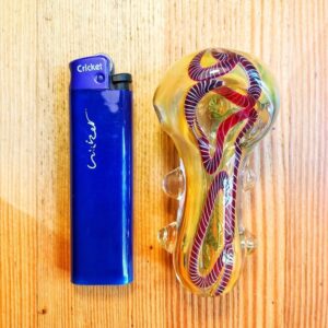 Nano Murrine Glass Pipe With Millefiori Milli Scheme Patent