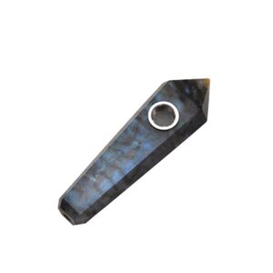 Natural Crystal Stone Pipe