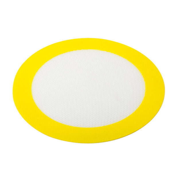 7.9" Non Stick Circle Silicone Dab Mat