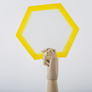 5.1" Non Stick Hexagon Silicone Dab Mat