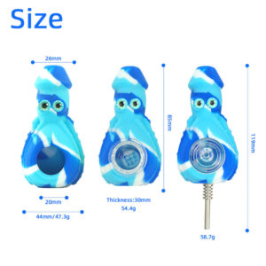 Octopus Silicone Nectar Collector Pipe