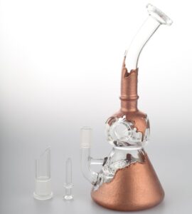 7.5" Paint Coated Honeycomb Dab Rig
