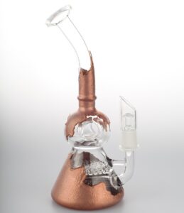 7.5" Paint Coated Honeycomb Dab Rig