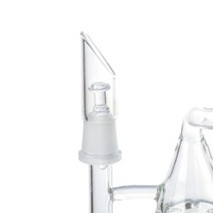 Pyramid Multi-Perc Recycler Glass Bong