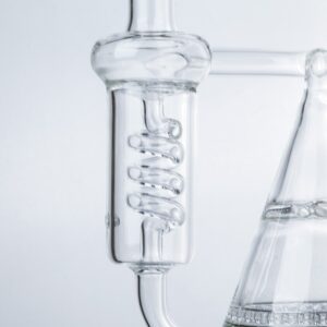 Pyramid Multi-Perc Recycler Glass Bong