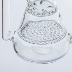 Pyramid Multi-Perc Recycler Glass Bong