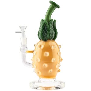 Pineapple Themed Bong w/ Lookah Q7 Electric Dab Nail Set