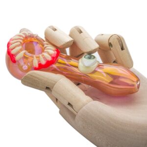 Pink Cyclops Glass Spoon Pipe