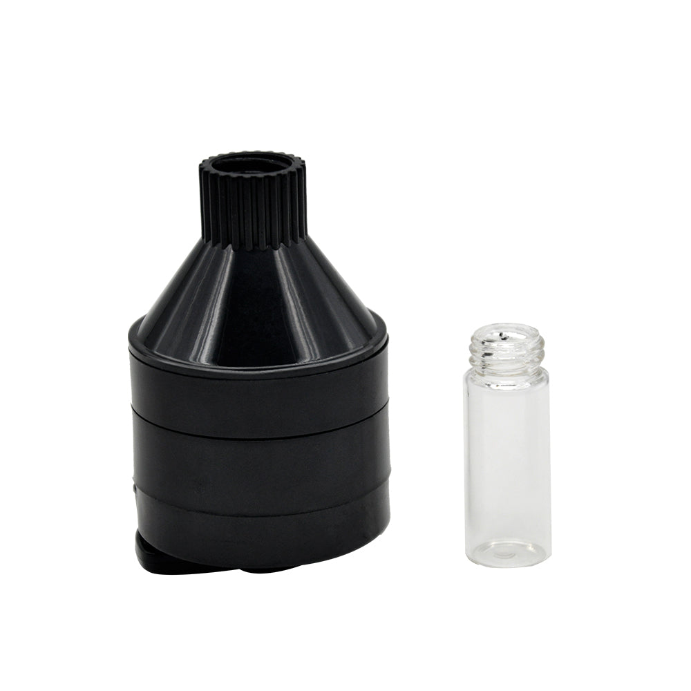 PlasticMillFunnelPowderWeedHerbGrinderForSaleFreeShipping_15 Plastic Mill Funnel Weed Grinder