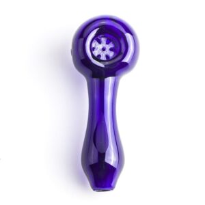 Purple Glass Spoon Pipe