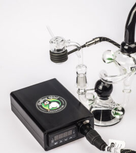 Quartz Enail W/ Flower Pendant Recycler Dab Rig Bundle
