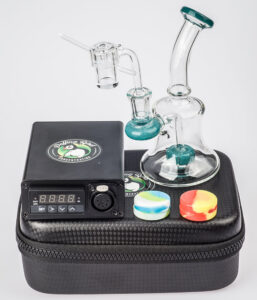 Quartz Enail W/ Mini Showerhead Perc Dab Rig Bundle