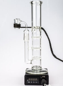 Quartz Enail W/ Honeycomb Perc Dab Rig Bundle