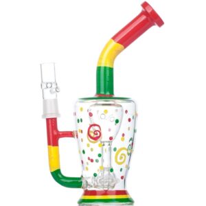 8" Rasta UFO Perc Glass Bong