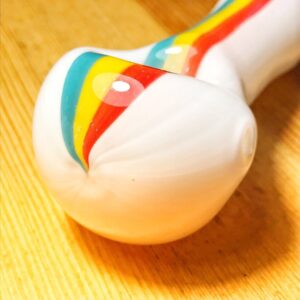 Rasta Scheme Glass Pipe
