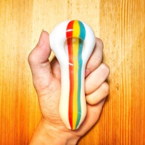 Rasta Scheme Glass Pipe