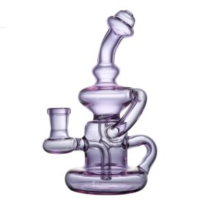 Recycler Showerhead Dab Rig Mini Banger Hanger Rig and Chillum Set