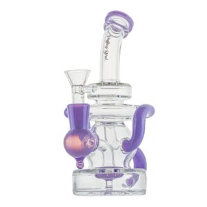 Recycler Showerhead Dab Rig Mini Banger Hanger Rig and Chillum Set
