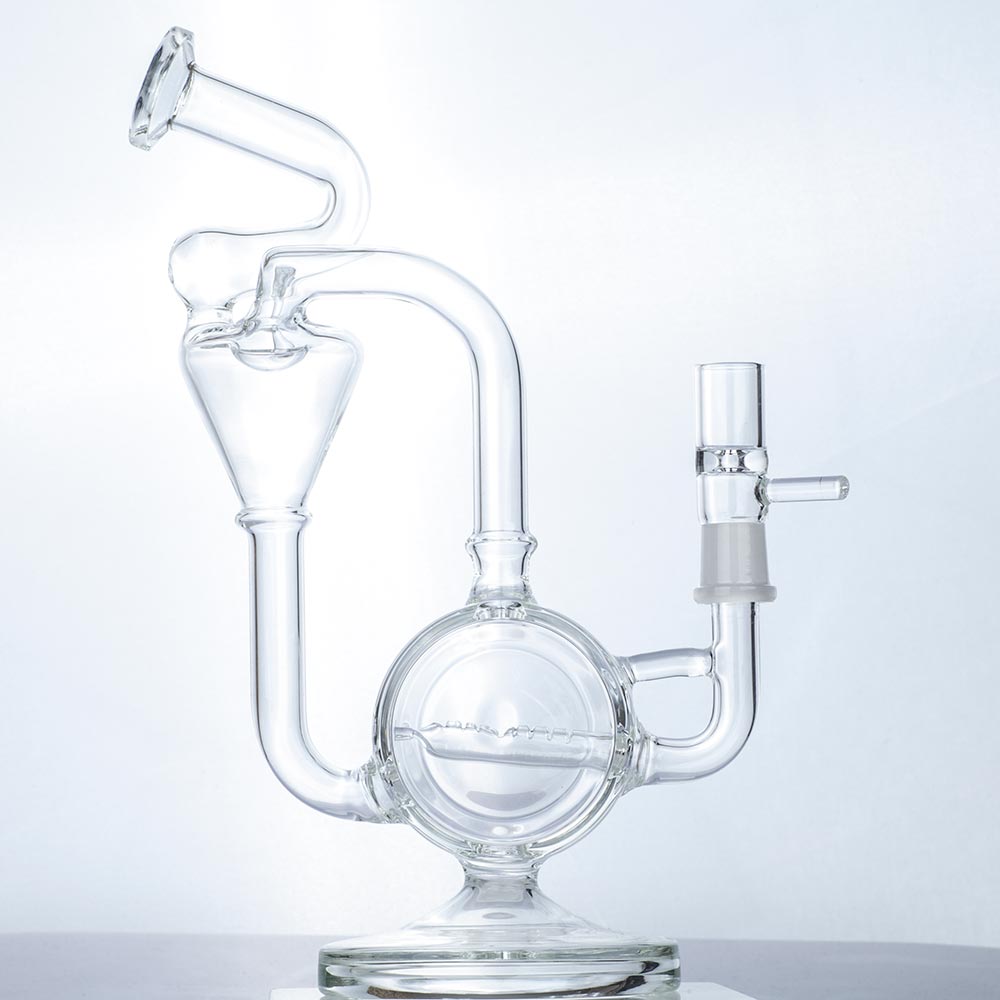 Recycler_Dab_Rig_-_Glass_Wax_Rigs_For_Sale_-_Puffing_Bird_6 11" Large Recycler Dab Rig