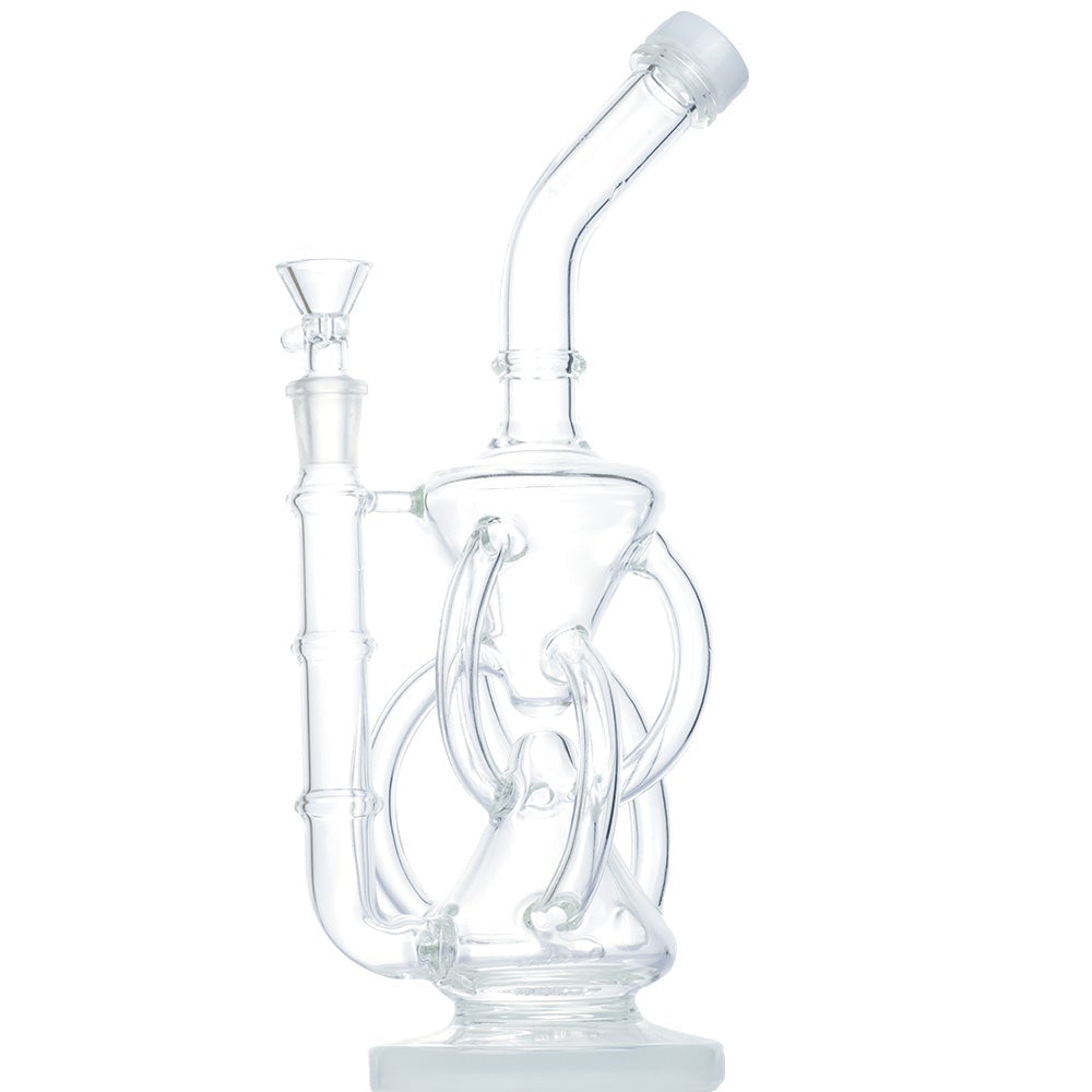 Recycler_Dab_Rig_For_Sale_-_Heady_Multiple_Tube_Glass_Dab_Rig_Bongs_-_Puffing_Bird_-_Online_Headshop_4 11" Multiple Recycler Dab Rig