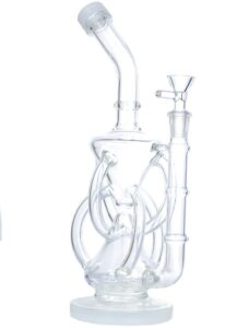 Recycler_Dab_Rig_For_Sale_-_Heady_Multiple_Tube_Glass_Dab_Rig_Bongs_-_Puffing_Bird_-_Online_Headshop_6 11" Multiple Recycler Dab Rig