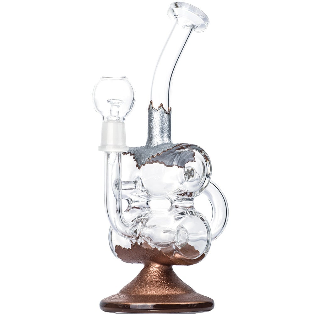 Recycler_Dab_Rigs_For_Sale_-_Double_Chamber_Heady_Glass_Bong_-_Puffing_Bird_-_Online_Headshop_2 9" Double Chamber Recycler Dab Rig