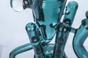11" Recycler Glass Bong