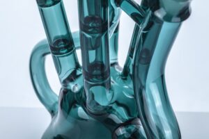 11" Recycler Glass Bong
