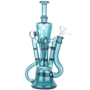 11" Recycler Glass Bong