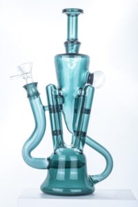 11" Recycler Glass Bong