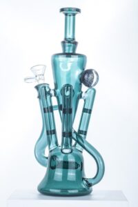 11" Recycler Glass Bong