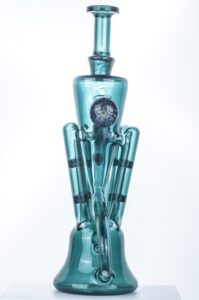 11" Recycler Glass Bong