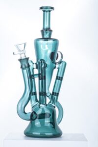 11" Recycler Glass Bong