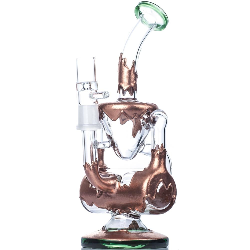 Recycler_Glass_Dab_Rig_-_Wax_Rigs_For_Sale_-_Puffing_Bird_-_Online_Headshop_2 8" Dual Chamber Recycler Rig