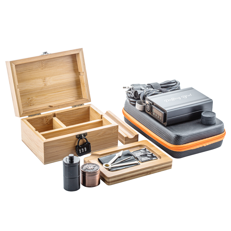 RetroWoodenStashBoxLockwTitaniumEnailKitBundleSetForSale_1_81992da0-1551-4100-beb7-a90eae66f835 Retro Wooden Stash Box Lock w/ Titanium Enail Kit Bundle Set