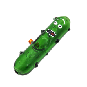 Rick&Morty Green Glass Pipe
