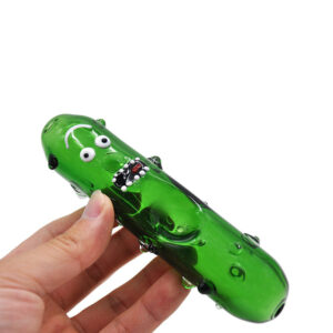 Rick&Morty Green Glass Pipe