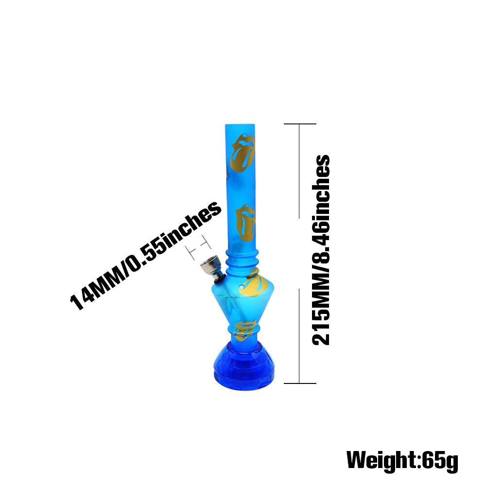 Rolling_Stone_LOGO_Bong_-_Acrylic_Water_Pipes_For_Sale_-_Puffing_Bird_1 8.5" Rolling Stone Acrylic Bong(Random Color)