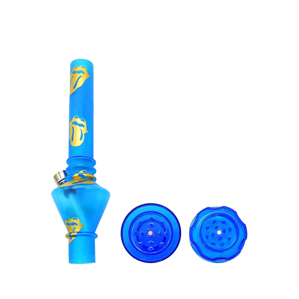 Rolling_Stone_LOGO_Bong_-_Acrylic_Water_Pipes_For_Sale_-_Puffing_Bird_10 8.5" Rolling Stone Acrylic Bong(Random Color)