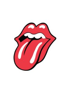 8" Rolling Stones Acrylic Bong(Random Color)