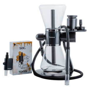 SANDGLAS Gravity Bong w/ SOC Tokes Vaporizer Set
