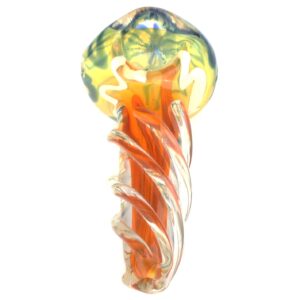 Nano Inside-Out Pipe w/ Spiral Glass Orbs