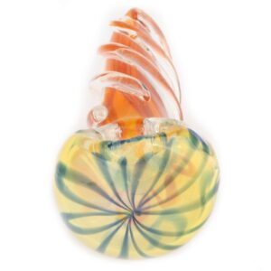 Nano Inside-Out Pipe w/ Spiral Glass Orbs