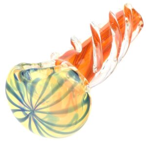 Nano Inside-Out Pipe w/ Spiral Glass Orbs